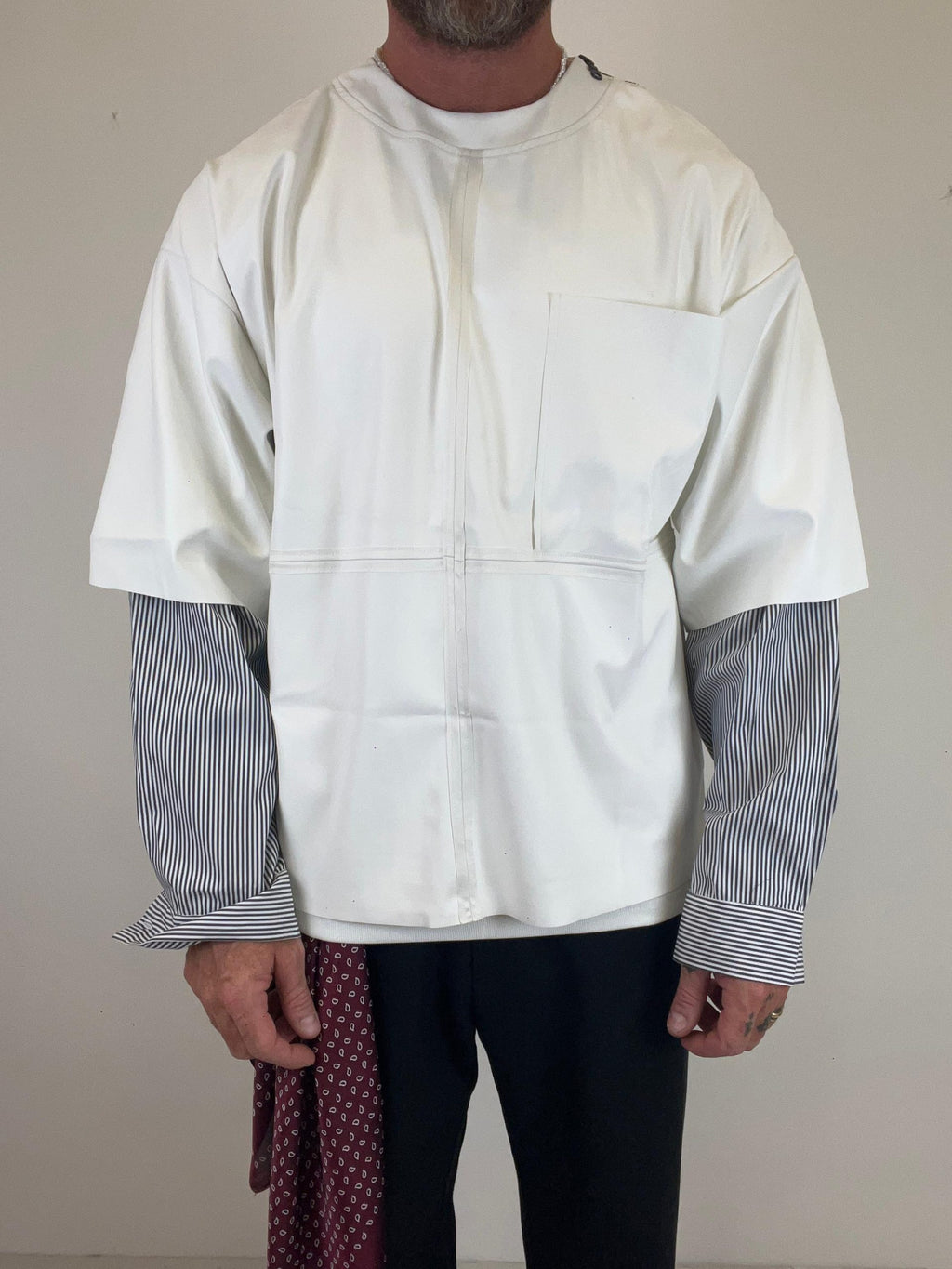 Shirt ecopelle Manica camicia