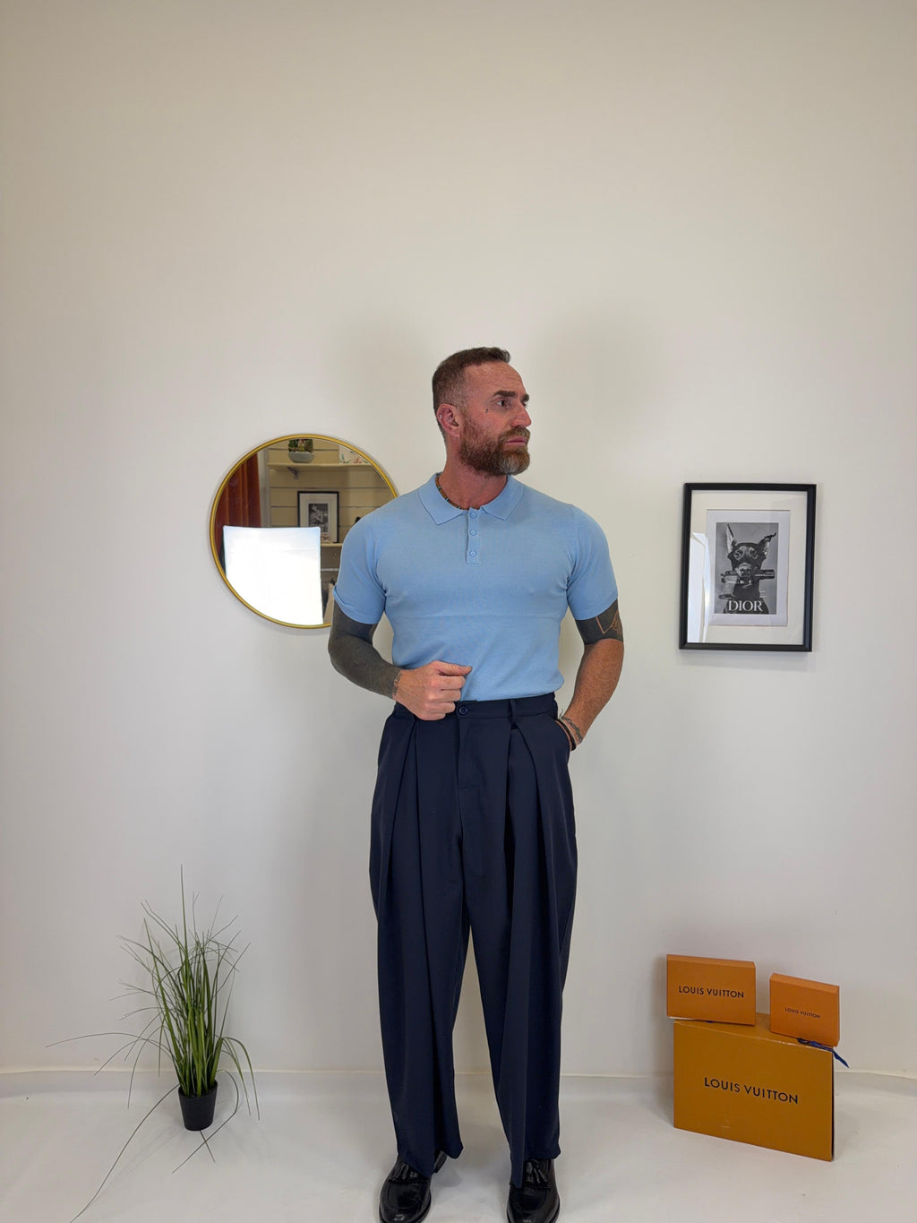 Polo in filo slim