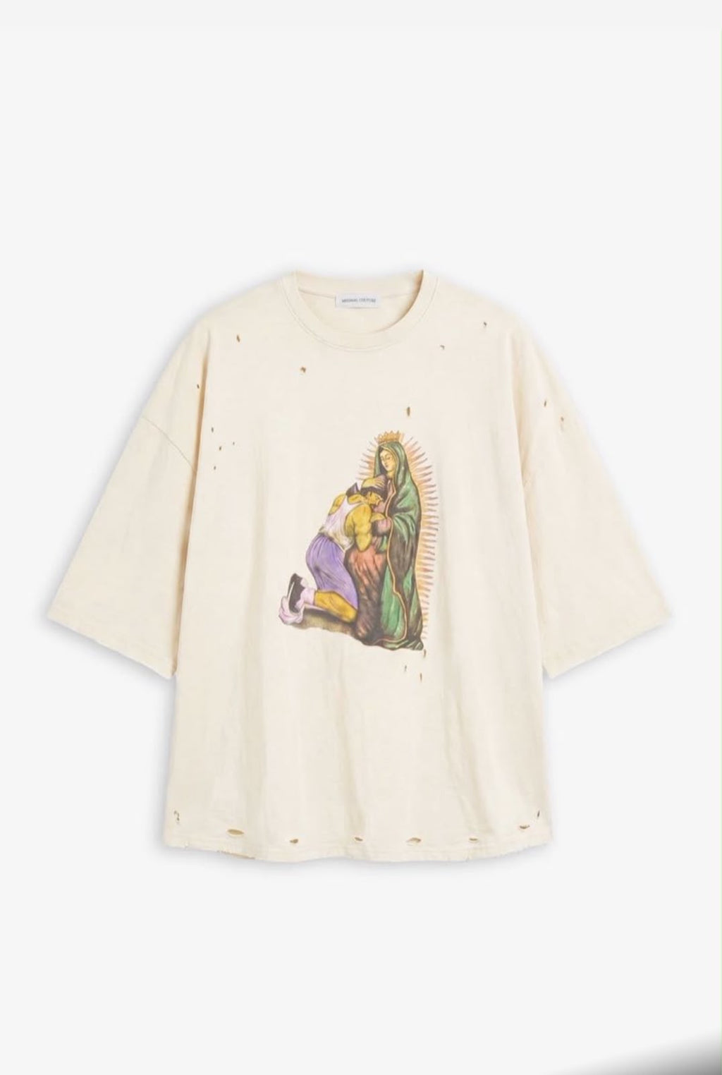 Shirt big over santa Madre
