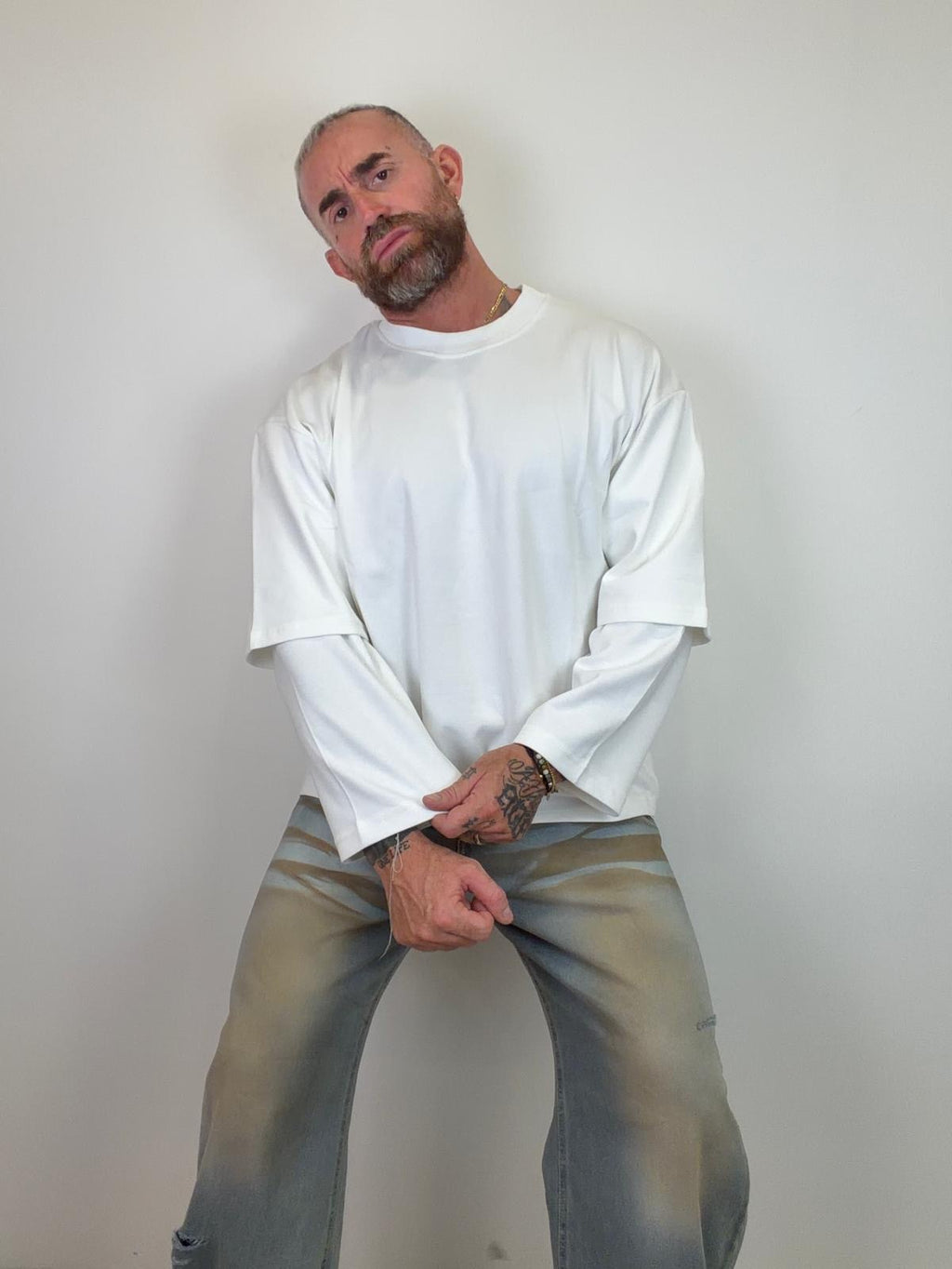 Shirt longsleeve double