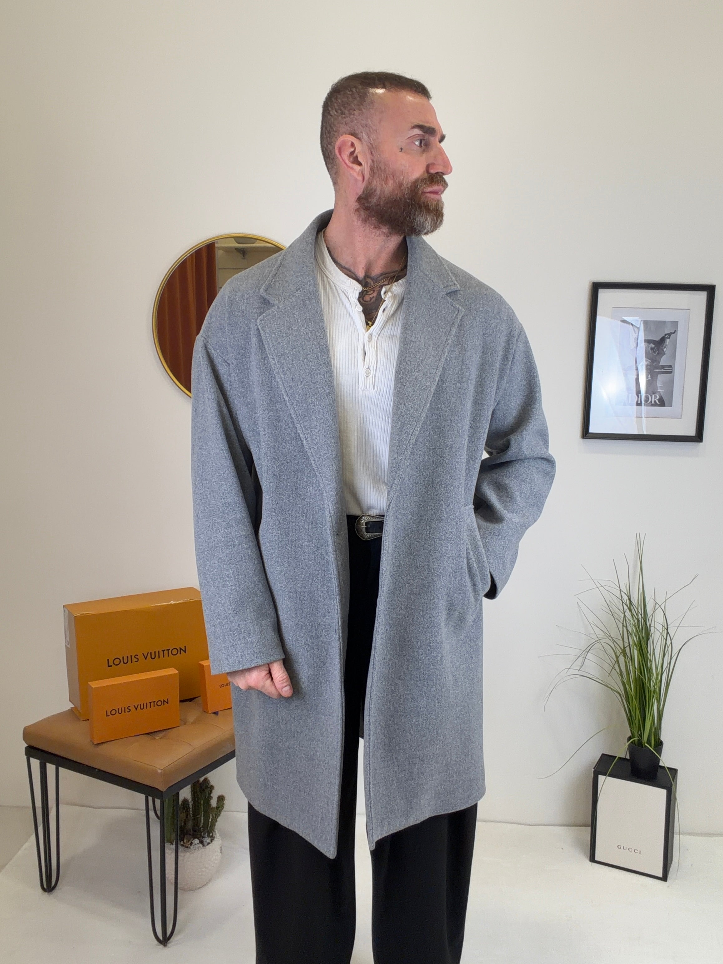 Cappotto 2 bottoni oversize