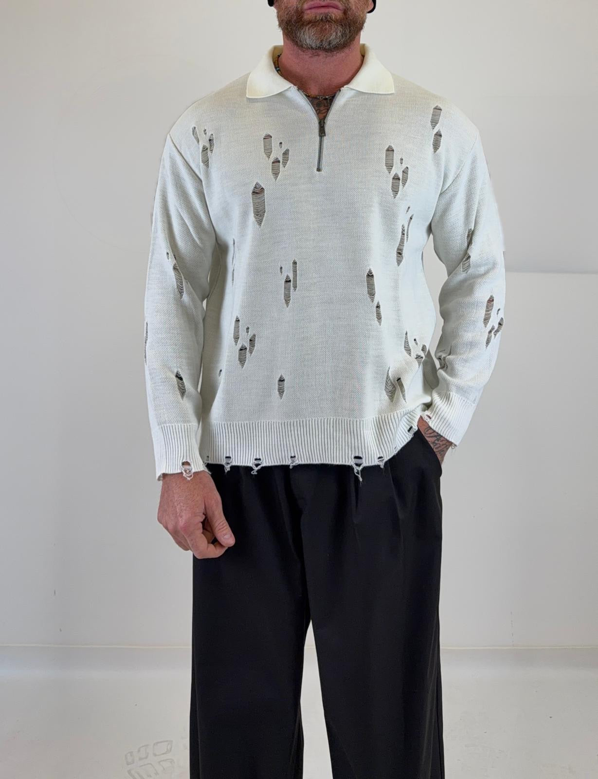 Cardigan polo