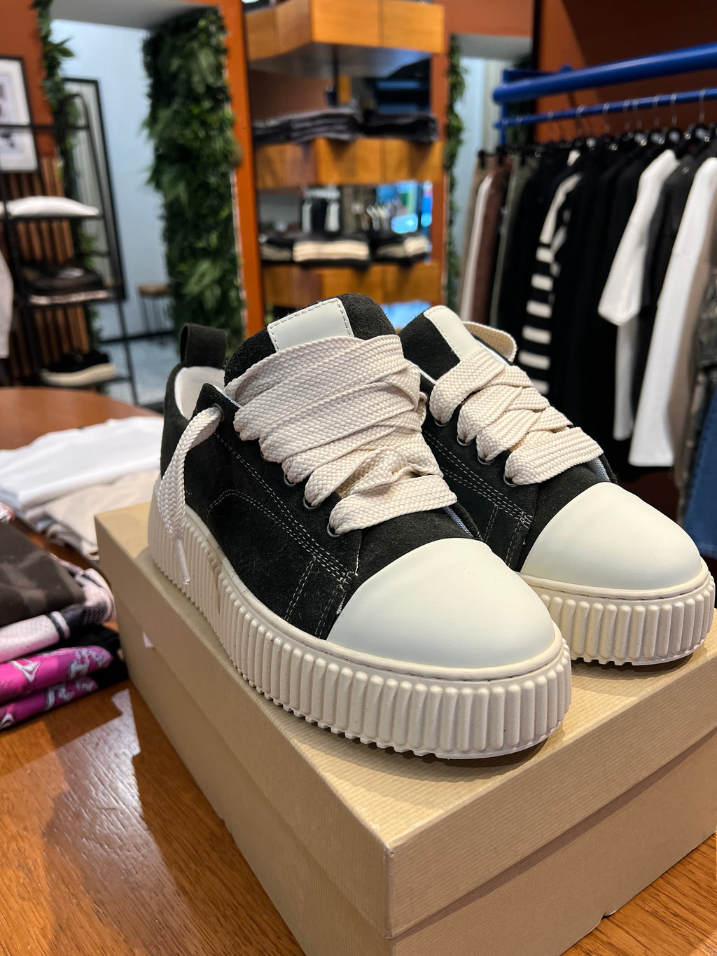 Shoes hummer verdi in camoscio