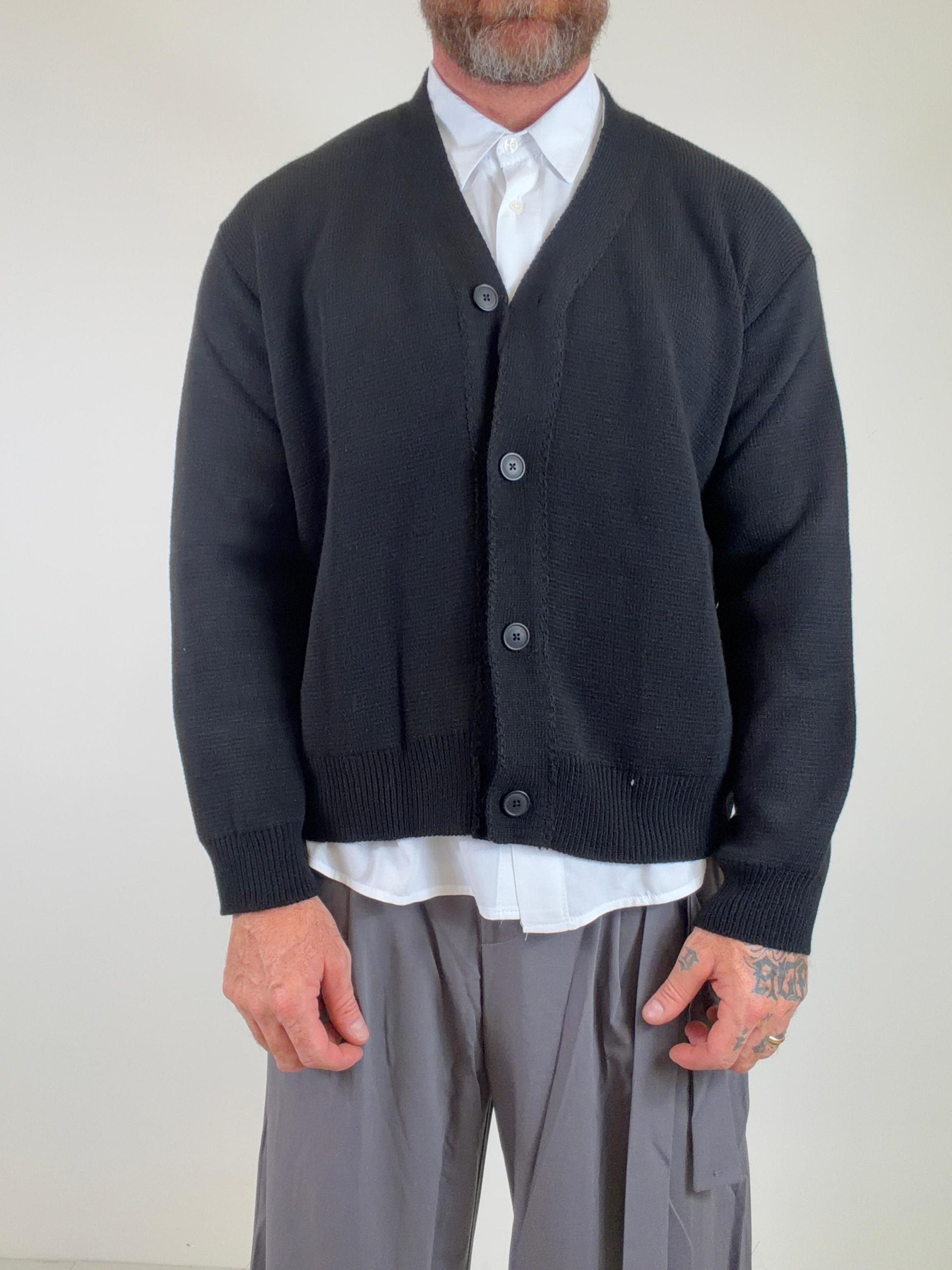 cardigan crop oversize