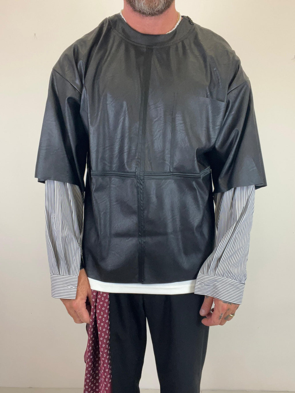 Shirt ecopelle Manica camicia