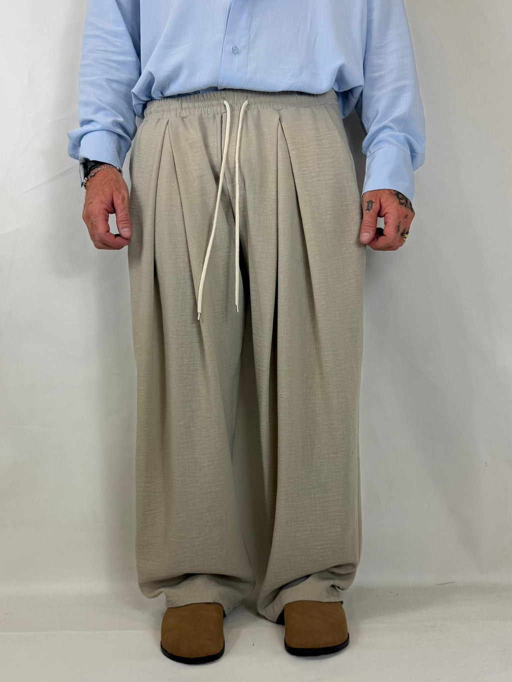 Pantalone Super pences misto/lino
