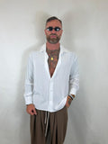 Camicia simil/seta over