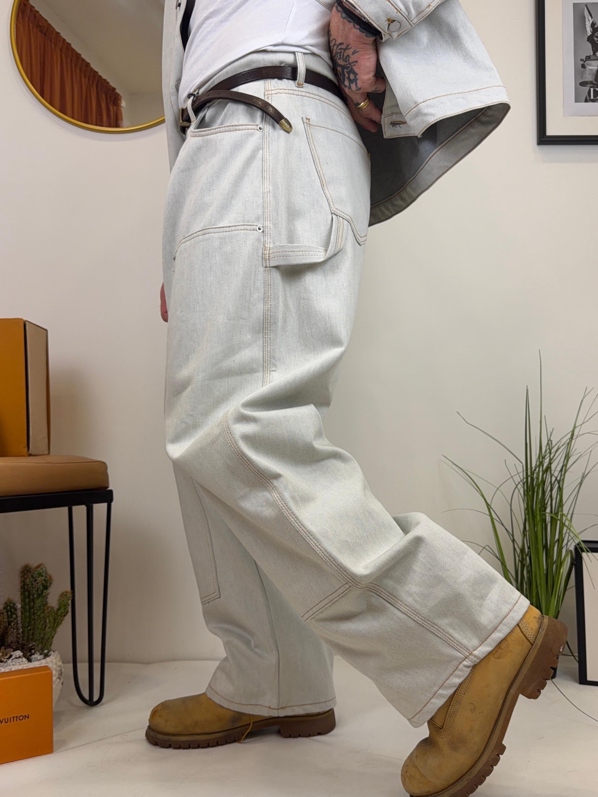 Balloon denim white