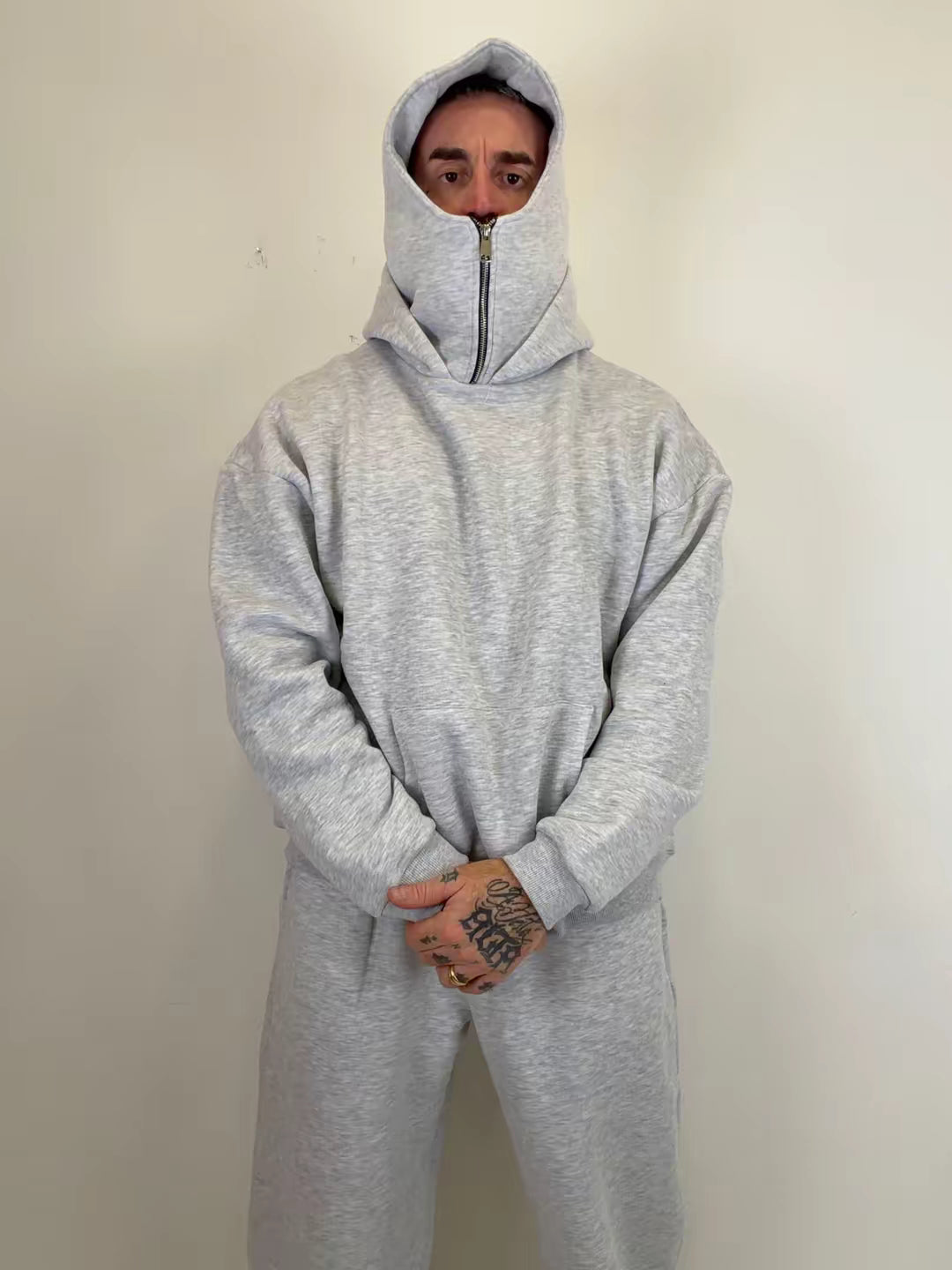 Felpa balaclava oversize