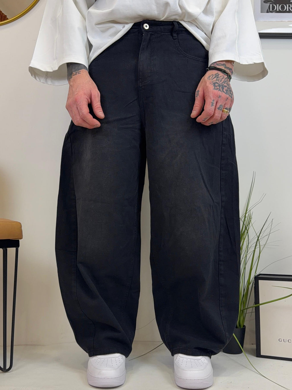 Balloon in denim black