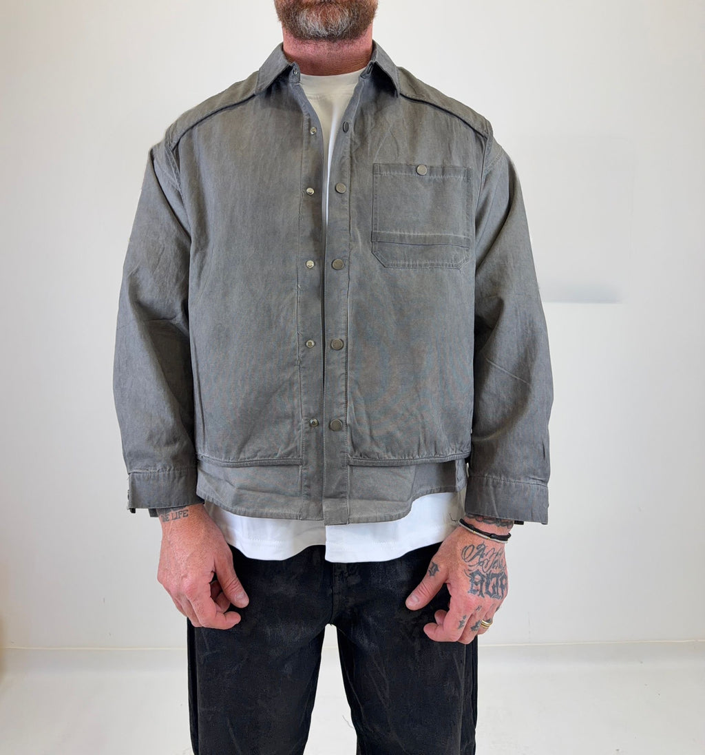 Jacket crop double