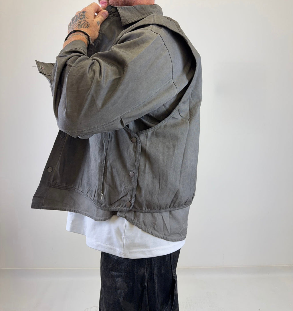Jacket crop double