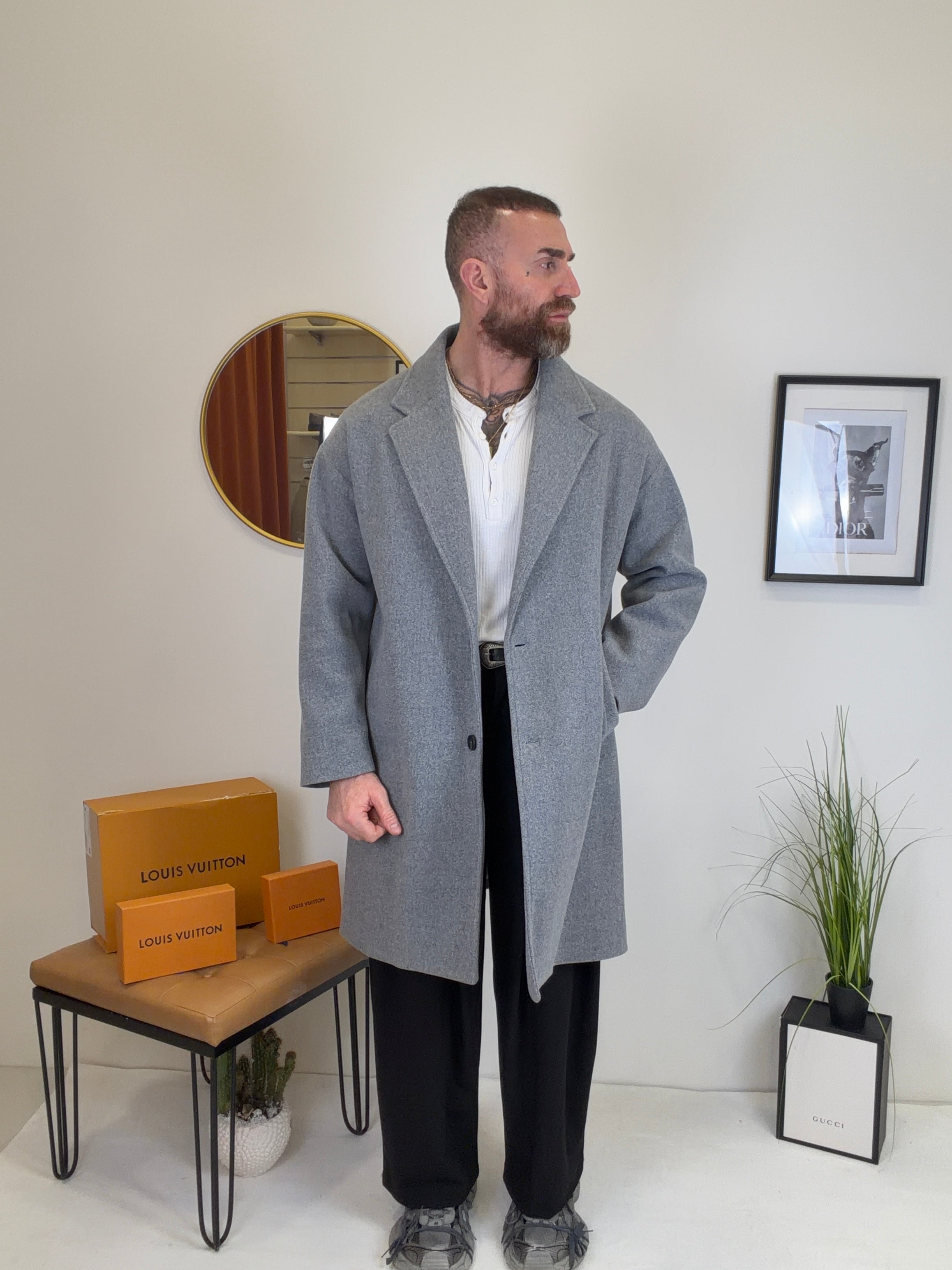 Cappotto 2 bottoni oversize