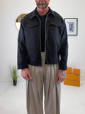 Jacket nero con zip