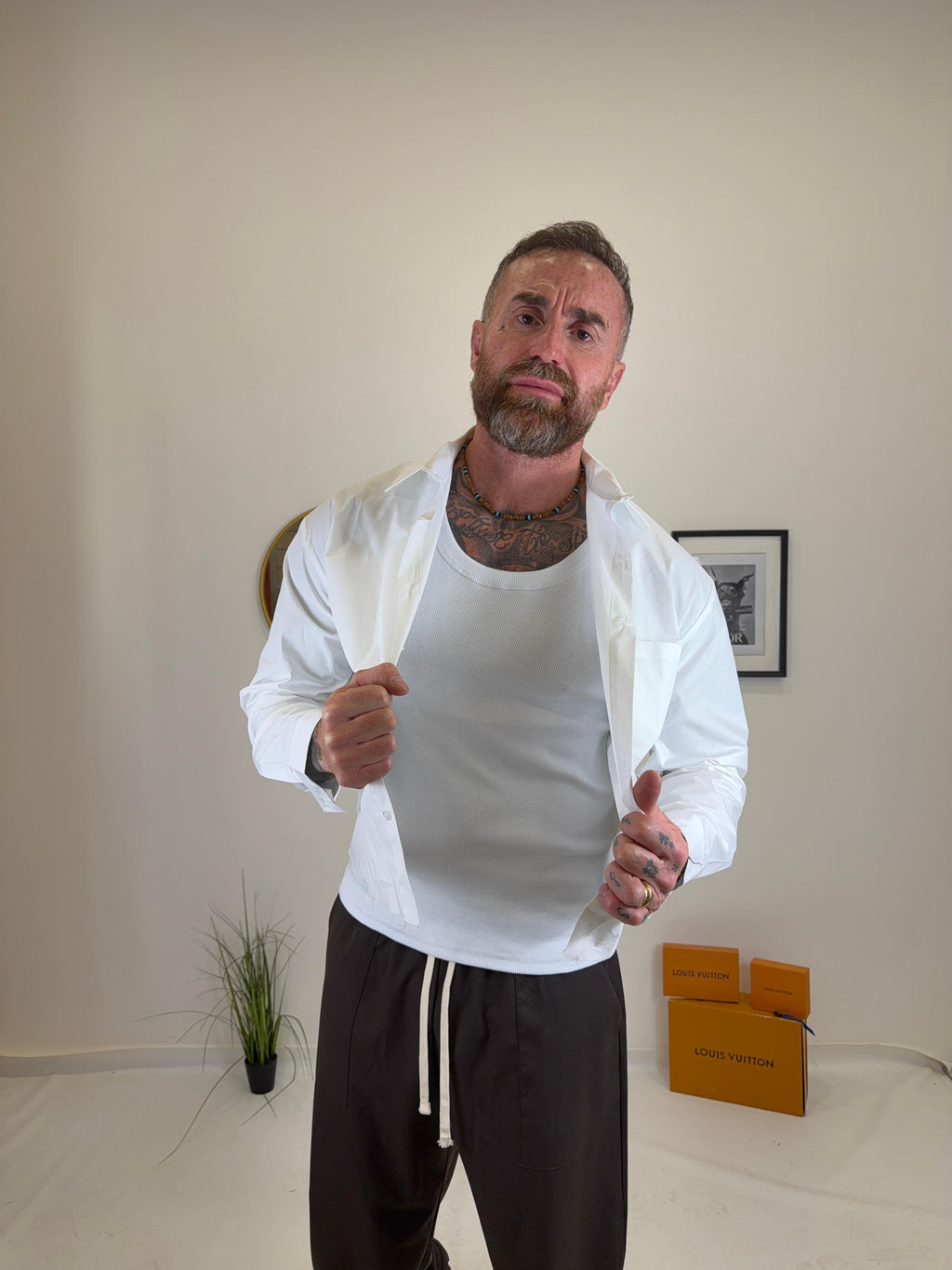 Camicia crop pastello