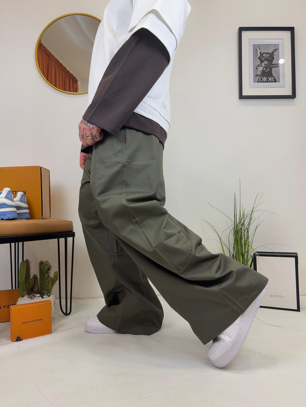Pantalone extracut big over