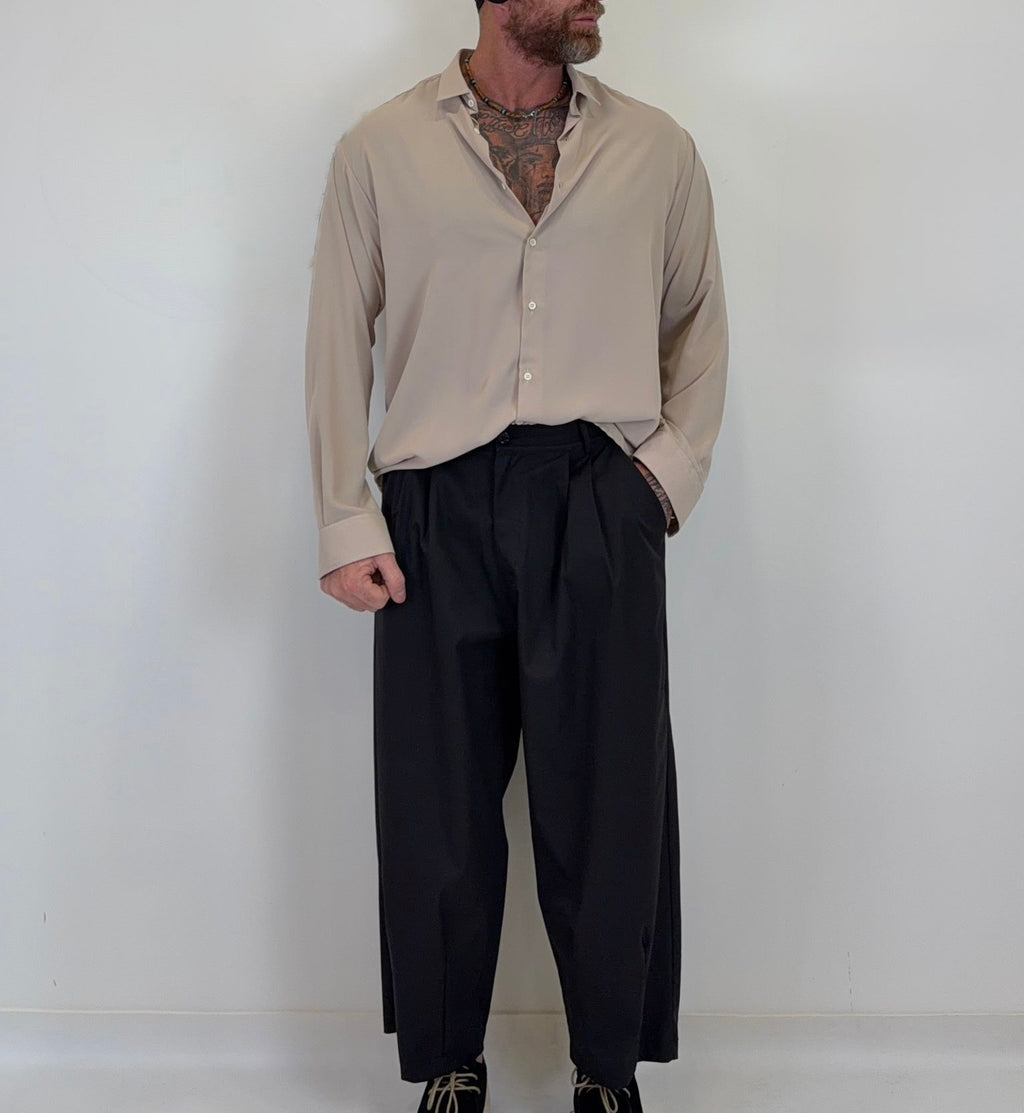 Camicia simil/seta over
