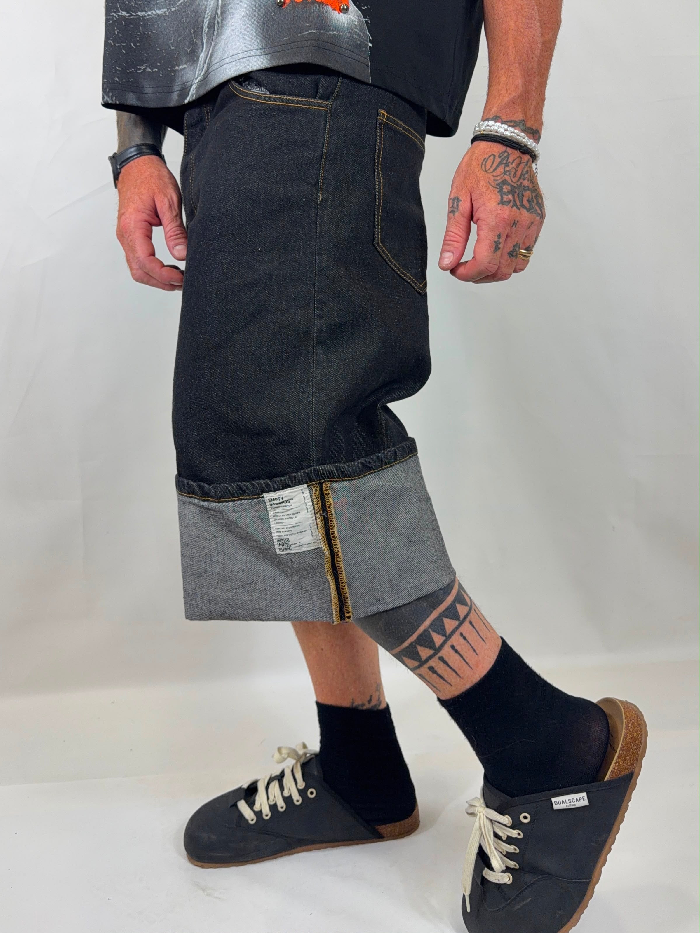 Bermuda Denim piegone