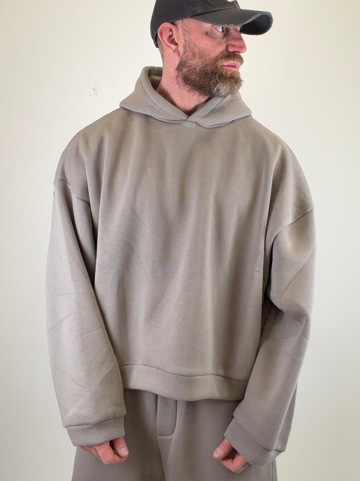 Felpa big over sabbia