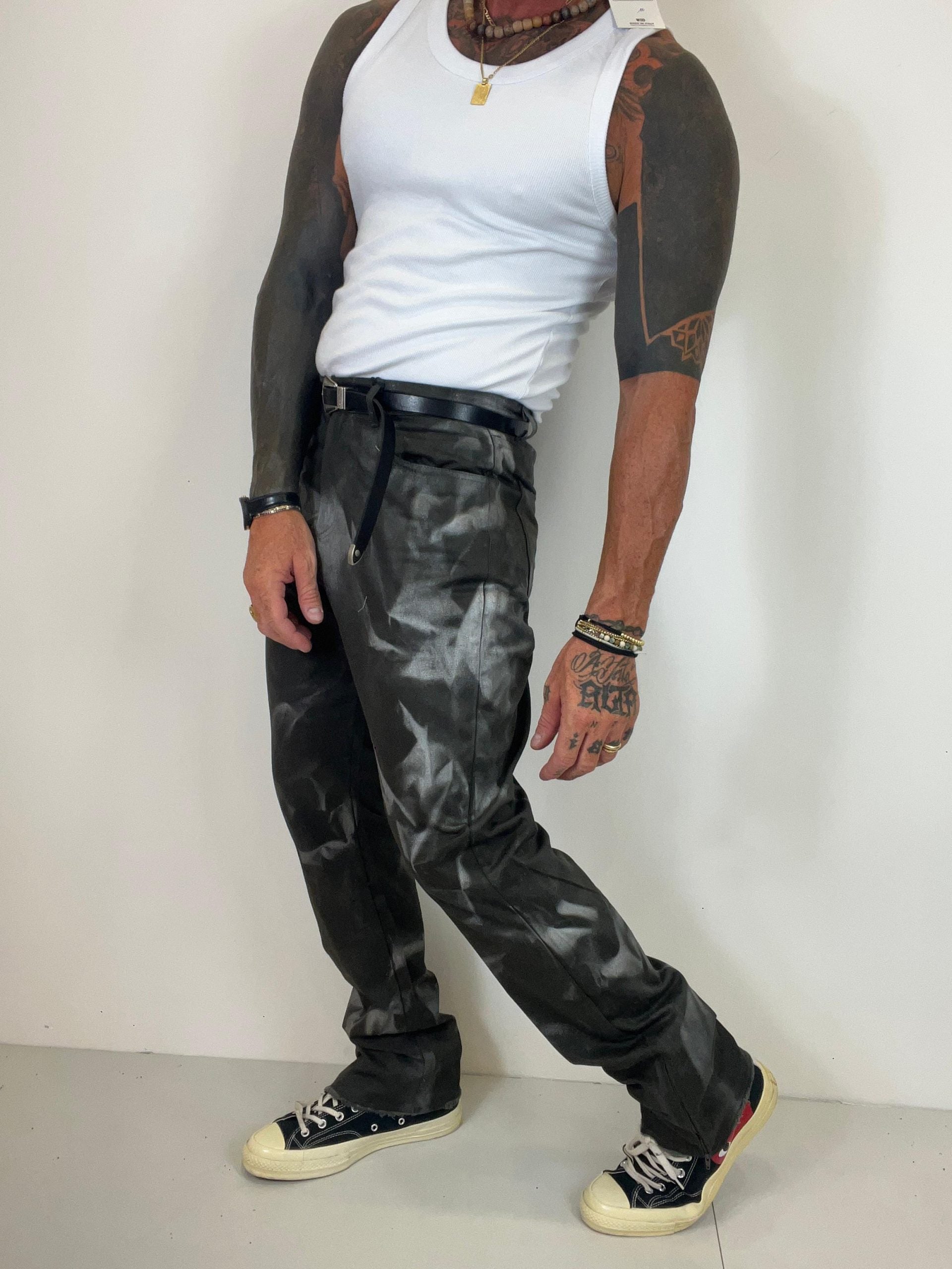 Pantalone flare zip Detroit