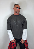 Long sleeve double picture gang