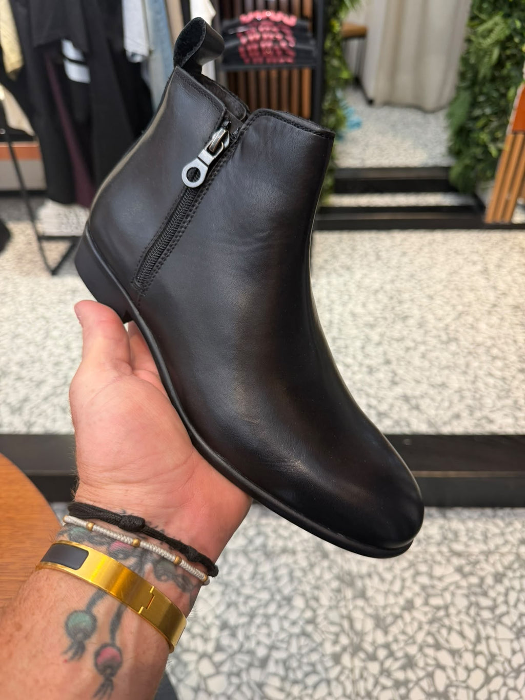 Stivale doppia zip Vera Pelle