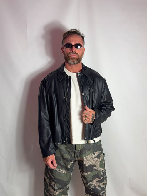 Bomber eco Studios, dettaglio indossato