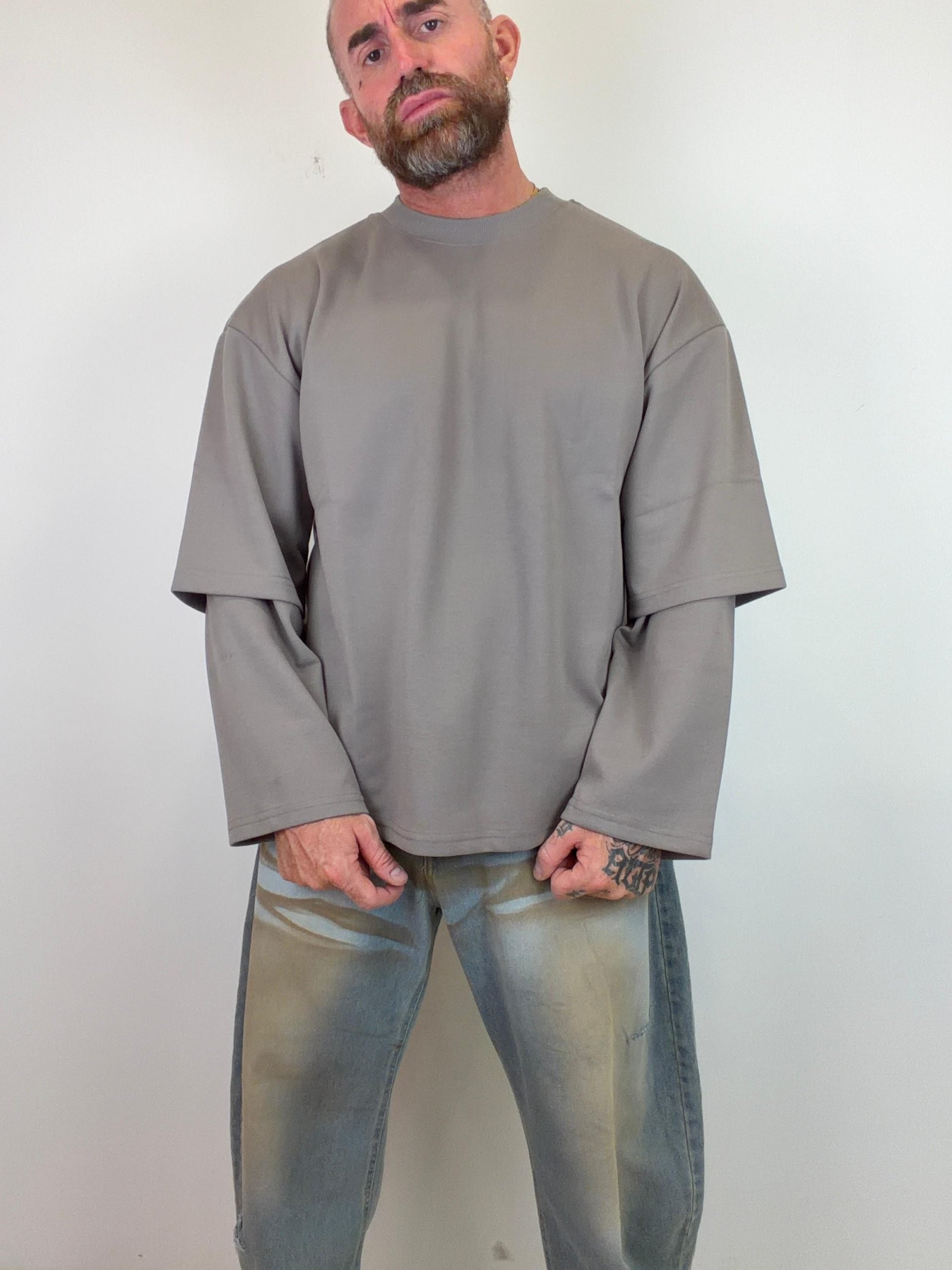 Shirt longsleeve double