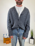 Cardigan big over grey