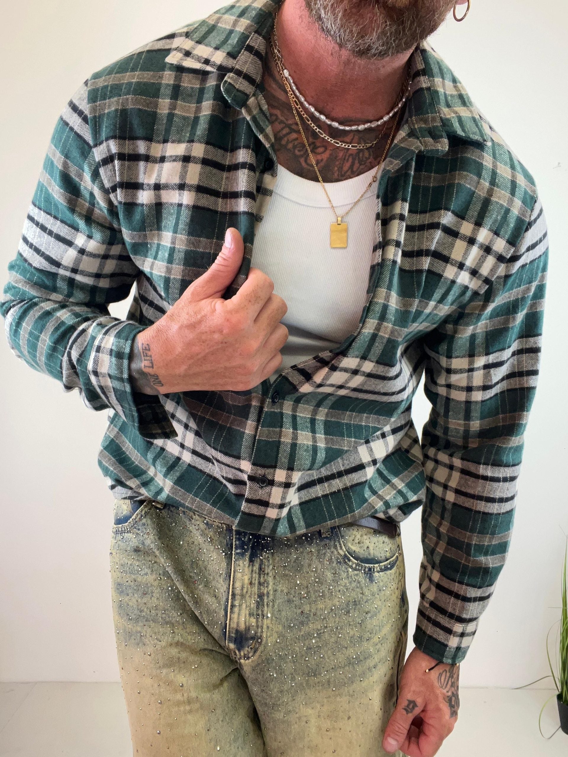 Camicione in flanella