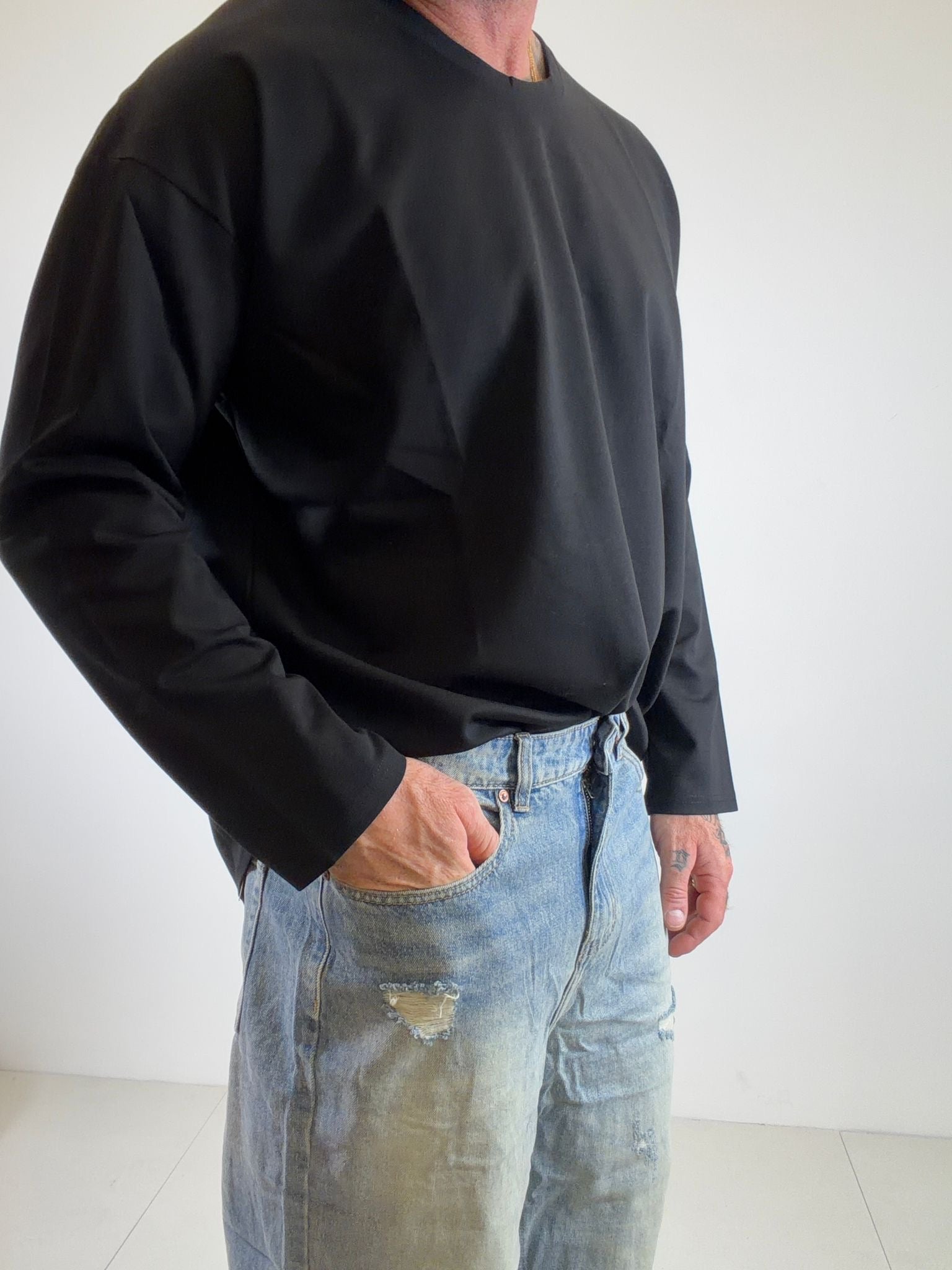 Longsleeve MÜDA nera